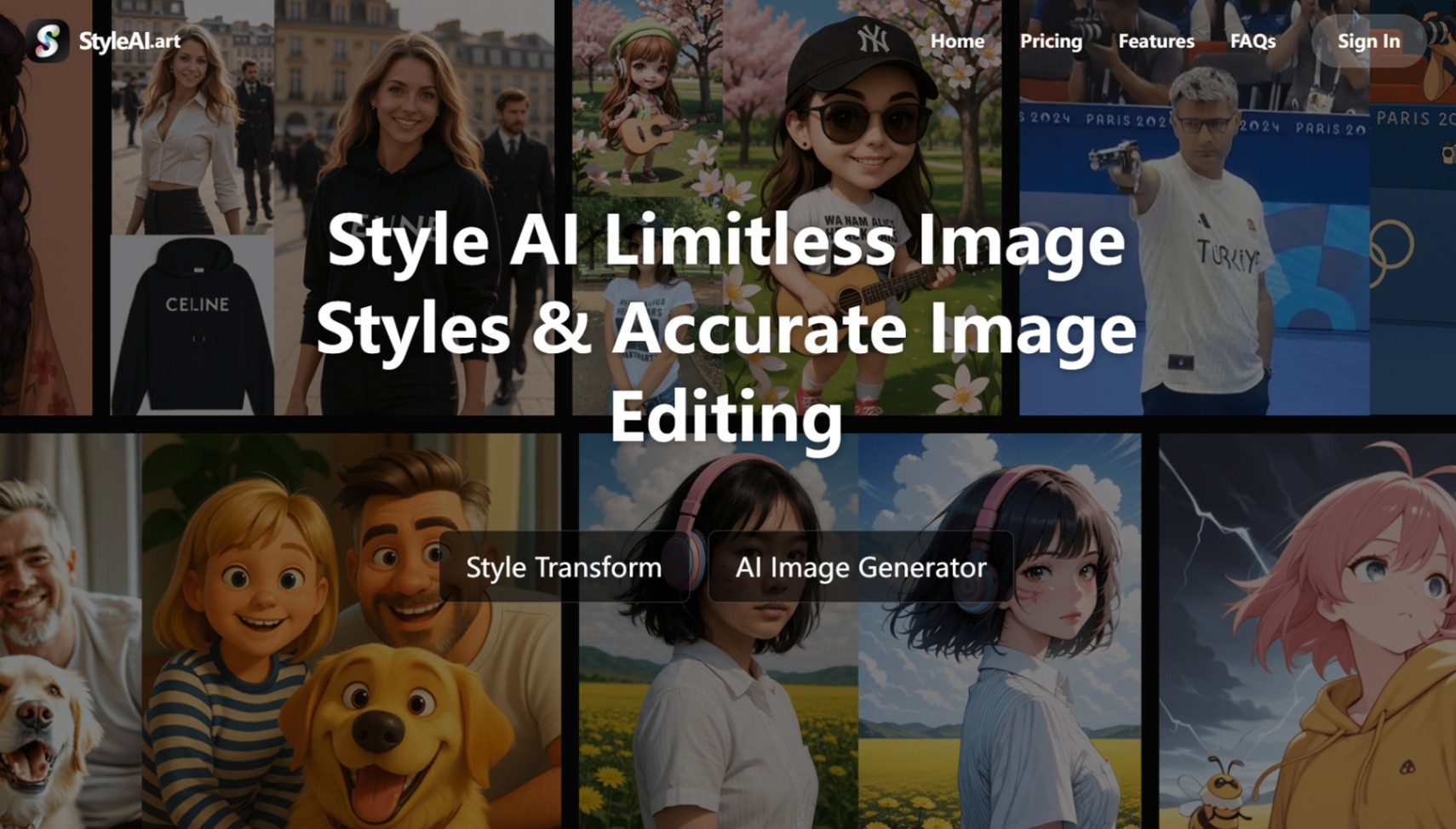 Style AI screenshot and logo
